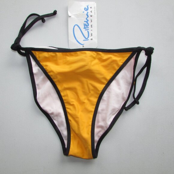 Ritchie High Cut Leg String Bikini Bottoms - NEW - Picture 1 of 4